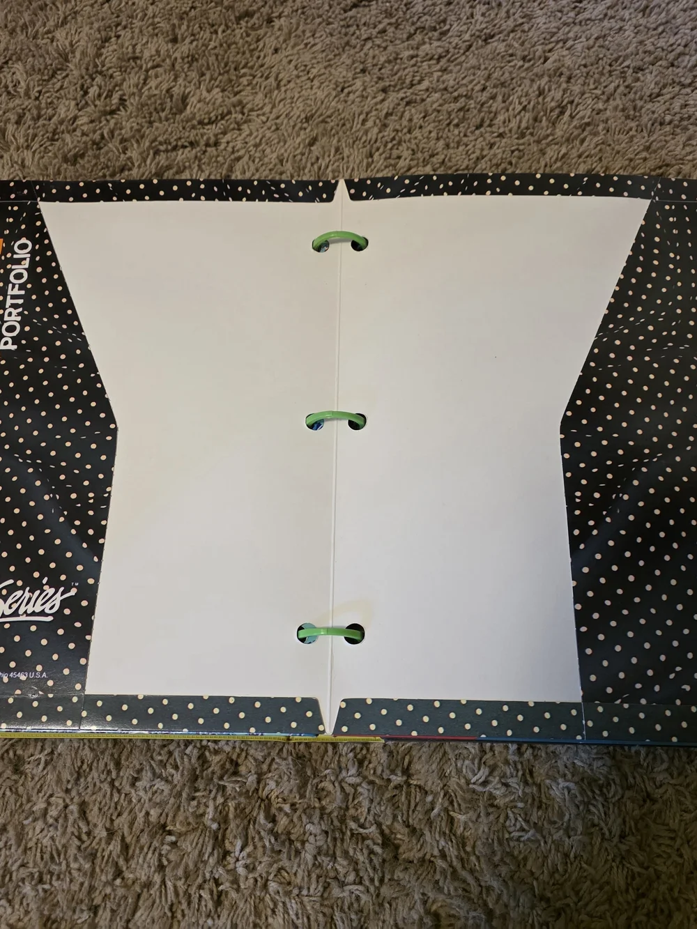 Trapper Keeper Designer Series Binder with Bright Geometric Print
